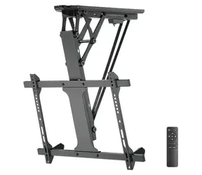 LogiLink Stropní elektrický držák TV černá / Stropní držák pro TV / 32-70" / VESA 600x400 / do 35 kg
