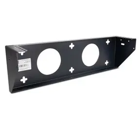 Inter-Tech Nástěnný držák pro 19" rack černá / Konzole / 2U / nosnost 15 kg