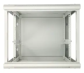 Extralink 19" nástěnný rozvaděč 9U šedá / Nástěnný rozvaděč / 600x600 mm / nosnost 60 kg / kovové dveře