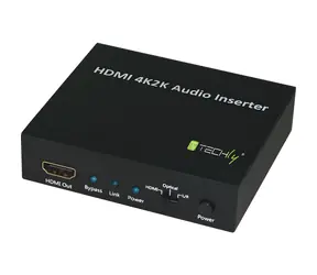 Techly IDATA-HDMI-AI4K černá / HDMI audio embedder / 4K / HDCP