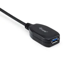 Equip Aktivní prodlužovací kabel USB-A černá / Kabel / USB 3.2 Gen 1 / 5 Gbit/s / 5 m