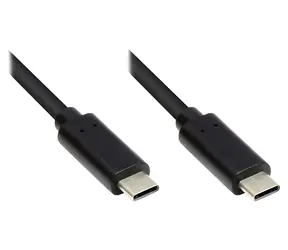 Good Connections USB-C - USB-C černá / Kabel / USB 3.2 Gen 1 / 0,5 m / 5 Gbit/s