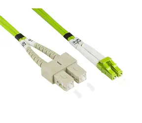 Good Connections LC/SC zelený 2 m / Optický patch kabel / OM5 / 50/125 µm / Multi-mode