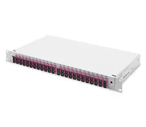 Digitus Optický spojovací box 24x SC DX OM4 šedá / Optický spojovací box / 1U / 19" / 24x SC duplex / ocel