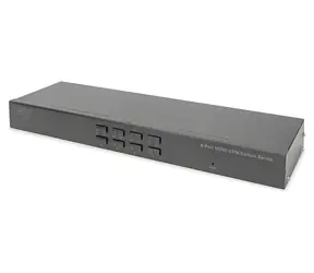 Digitus DS-12910 / KVM přepínač / 8x HDMI / 4K 30Hz / USB / Rack montáž