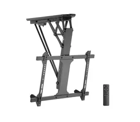 Equip 650329 černá / Stropní držák TV / motorizovaný / VESA 600x400 / nosnost 35 kg / náklon 0-75°