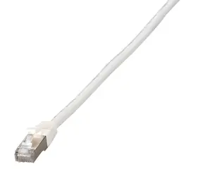 EFB RJ45 prodlužovací kabel Cat.6A bílá / Prodlužovací kabel / S/FTP / 1 m / LSZH