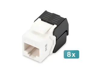 Digitus DN-93603-8 / Keystone modul / Cat6 / RJ45-LSA / UTP / 250 MHz / 8 ks