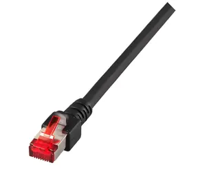 EFB Cat6 S/FTP 15 m černá / Patch kabel / RJ45-RJ45 / LSZH / 250 MHz