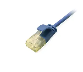 Equip Patchkabel Cat6A SlimFlex modrá / Patch kabel / U/UTP / 0,25 m / LSZH / PoE+