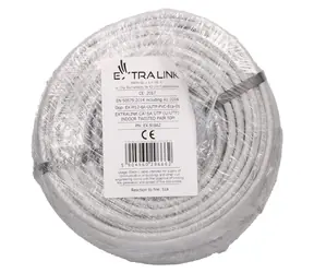 Extralink CAT6A U/UTP / Síťový kabel / kroucená dvojlinka / vnitřní / 50 m