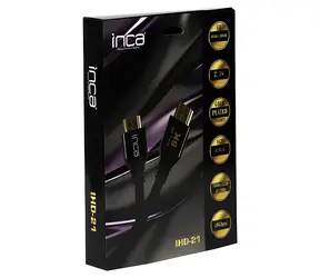 INCA HDMI 2.1 kabel 8K 2 m černý / Kabel HDMI / 48 Gbit/s