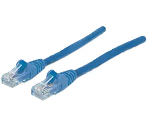 Intellinet Cat6A modrá / Patch kabel / S/FTP / LSZH / RJ-45 / 7,5 m