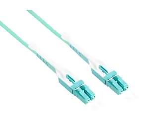 Good Connections LWL Duplex LC/LC 2m tyrkysová / Optický patch kabel / OM3 / 50/125 µm / Multi-mode / LSZH