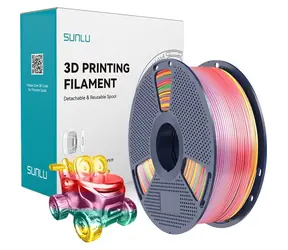 Sunlu PLA+ Silk duhová 01 / Struna pro 3D tiskárnu / PLA / 1,75 mm / 1 kg