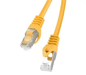 Lanberg Cat6 FTP 15 m žlutá (PCF6-10CC-1500-Y) / Patch kabel / RJ45-RJ45 / Fluke Passed
