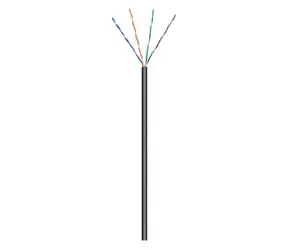 Goobay 57196 černá / Síťový kabel / Cat5e / U/UTP / venkovní / 100 m