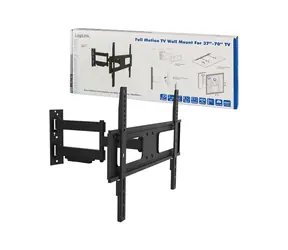 LogiLink BP0019 černá / Nástěnný držák na TV / 37" až 70" / VESA / do 50 kg / náklon -20° až 10°