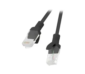 Lanberg CAT6 UTP černá / Patch kabel / RJ45-RJ45 / 20 m / Fluke Passed