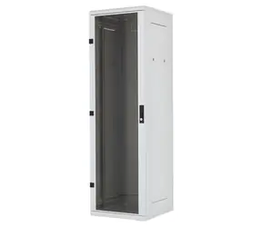 Triton RMA 27U/600x800 šedý / Stojanový rozvaděč / 19" / svařovaný / skleněné dveře / nosnost 800 kg