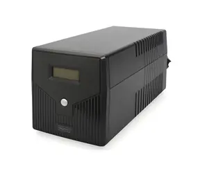 Digitus Line-Interactive UPS / Záložní zdroj UPS / 2000VA/1200W / 12V/9Ah 2x baterie / 4x Schuko / USB / RJ45 / LCD