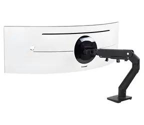 ERGOTRON HX Desk Monitor Arm černá / Stolní rameno / HD kloub / do 49" zakřivený / nosnost 19,1 kg