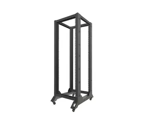 Lanberg Open Rack 32U černá / Otevřený rack / 19" / 600 × 800 mm / Nosnost 600 kg