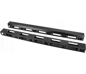 Lanberg Vertikální organizér kabelů 22U černá / Organizér kabelů / 19" rack / 2 ks
