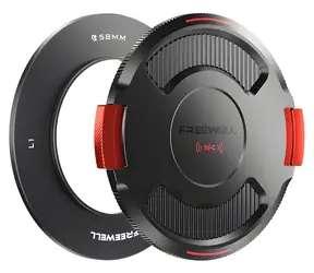 Freewell Real Locking 58 mm / Základní kroužek / s krytkou NFC / hliník