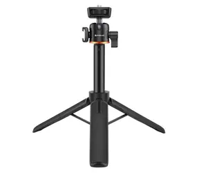 Puluz PU732B černá / Stativ se selfie tyčí / výška 20,5–55,2 cm / závit 1/4” / hliníková slitina, nylon