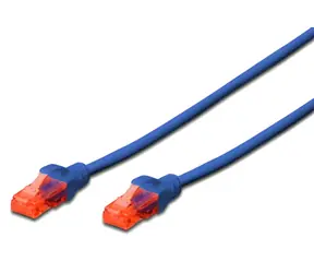 Digitus Ecoline Patch Cable modrý 2m / UTP / CAT 6e / AWG 26/7