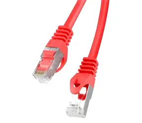 Lanberg CAT6 FTP 0,25 m červená / Patch kabel / RJ45-RJ45 / Fluke Passed