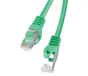 Lanberg CAT6 FTP 10 m zelená / Patch kabel / RJ45-RJ45 / Fluke Passed