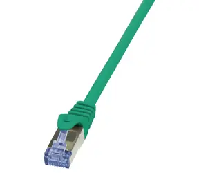 LogiLink CAT6a zelená / Patch kabel / S/FTP / RJ-45 / 10 m