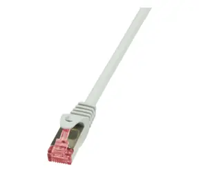 LogiLink šedá / Patch kabel / Cat 6 S/FTP / RJ-45 / 20 m / LSZH