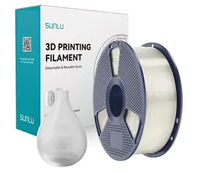 Sunlu PETG filament průhledná / Struna pro 3D tiskárnu / PETG / 1 kg