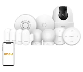 IMOU Alarm Kit-11-Ranger2C / Zabezpečovací sada / brána ZG2 / kamera Ranger 2C / senzory pohybu a dveří / siréna