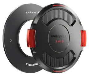 Freewell Real Locking 49 mm / Základní kroužek / s krytkou NFC / hliník
