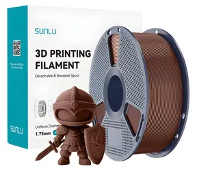 Sunlu Filament PLA+ čokoládová / Struna pro 3D tiskárnu / PLA+ / 1,75 mm / 1 kg