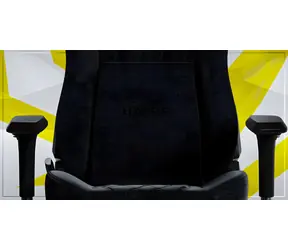 Hator Darkside 3 M černá / Herní židle / kovová konstrukce / textilní potah / otočná kolečka