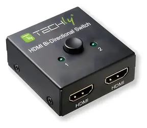 Techly 108606 černá / HDMI přepínač / obousměrný 2x1 / 4K 60Hz