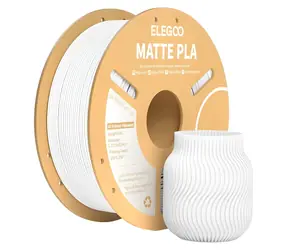 Elegoo PLA Matte bílá / Struna pro 3D tiskárnu / PLA / 1.75mm / 1kg