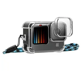 Puluz PU932T / Pouzdro s krytkou objektivu / pro GoPro Hero 9, 10, 11 / popruh na krk