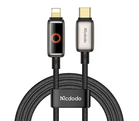 Mcdodo CA-6670 černá / Datový kabel / USB-C(M) / Lightning(M) / PD 36W / 1,2 m