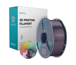 Sunlu PLA+ Silk červená-žlutá-zelená-černá / Tisková struna / PLA+ / 1 kg