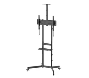 Manhattan mobilní TV stojan na kolečkách / Stojan na TV / 37-70" / nosnost 70 kg / VESA 600x400 / výškově nastavitelný