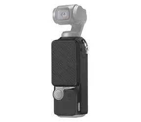 Puluz Silikonové pouzdro se šňůrkou černá / Pouzdro / pro DJI Osmo Pocket 3 / silikon