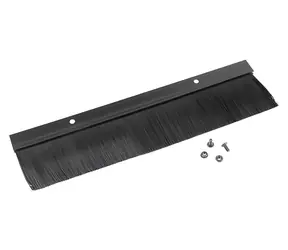 Lanberg 19" kartáčový panel černý / Panel / kabelový průchod