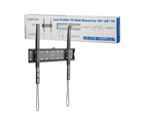 LogiLink BP0013 černá / Držák TV / VESA / 32" až 55" / do 40 kg / pevný