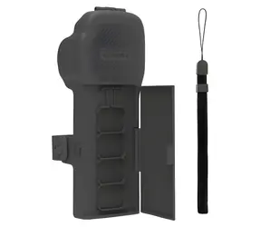 Sunnylife OP3-K019 šedé / Pouzdro / DJI Osmo Pocket 3 / Popruh a šňůrka na krk
